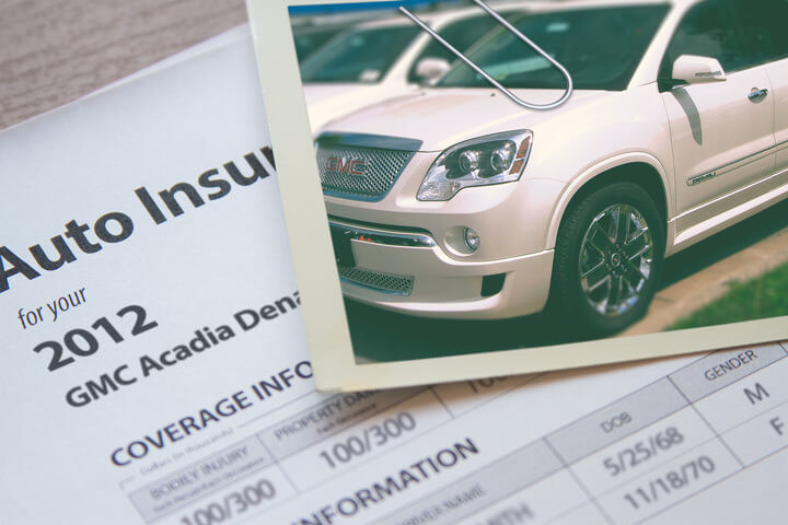 GMC Acadia insurance