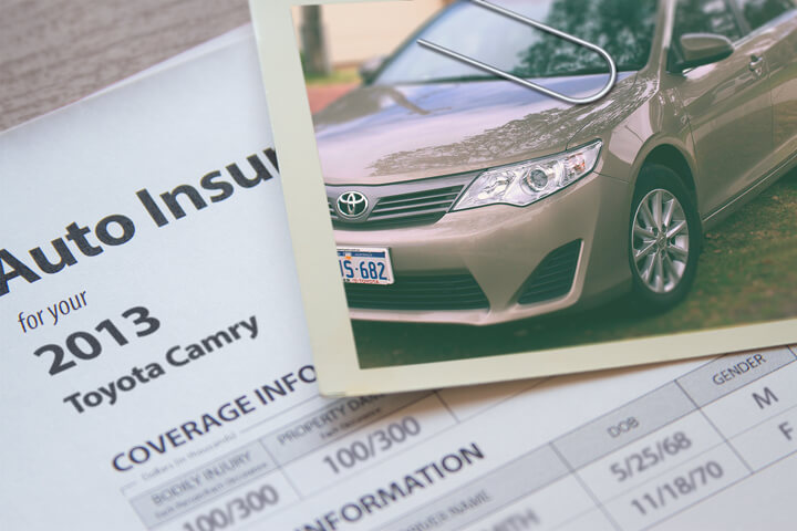Toyota Camry insurance cost