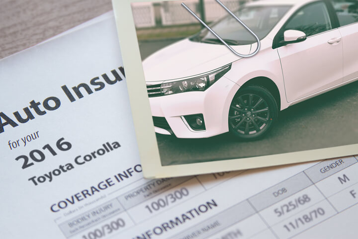 Toyota Corolla insurance