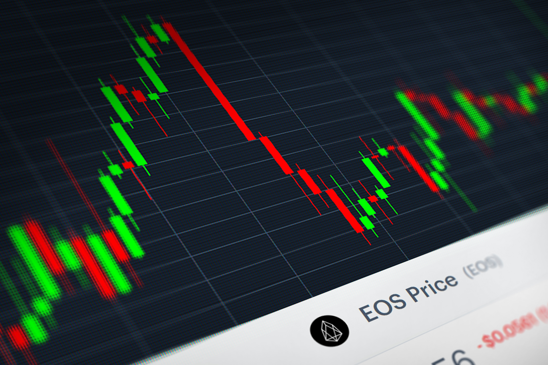 EOS cryptocurrency stock price chart free image download