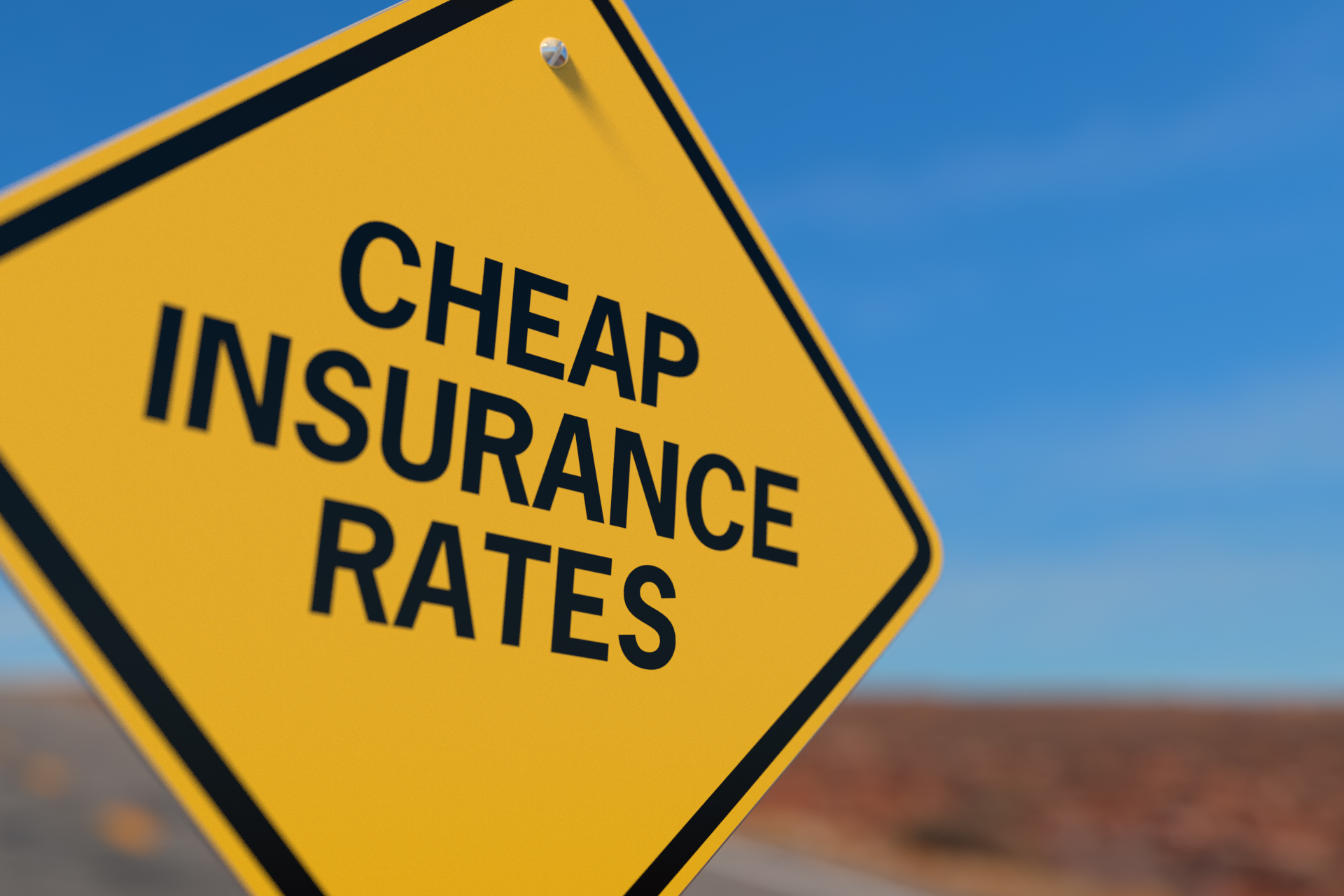 Cheaper insurance rates road sign free image download