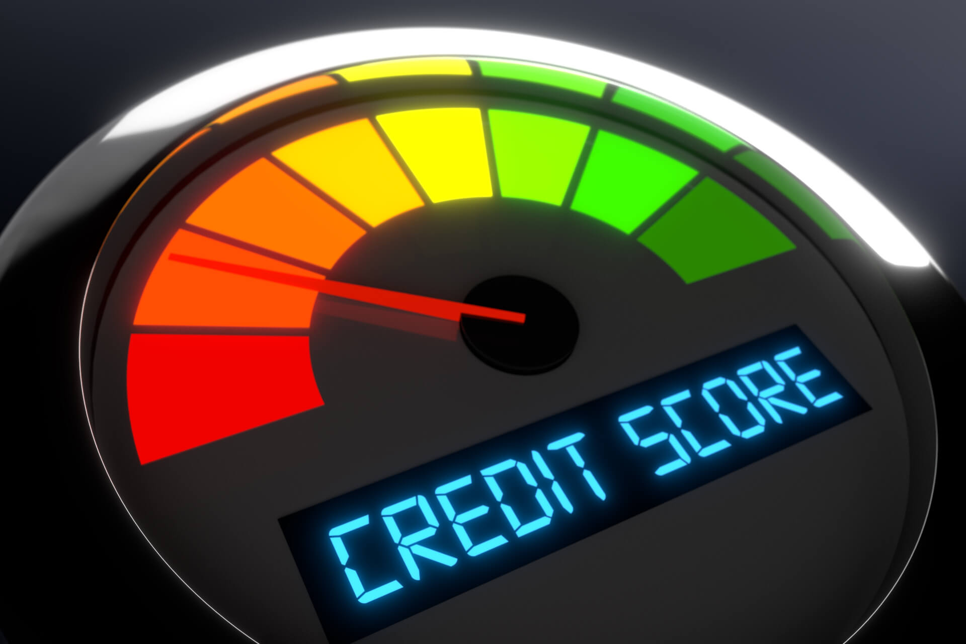 Chrome gauge showing poor credit score free image download