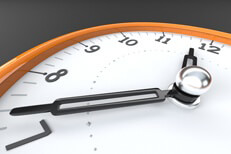 Close up of clock hands Concept image close-up of hands of clock