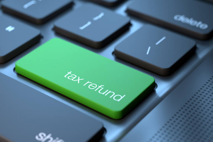 Online filing tax refund
